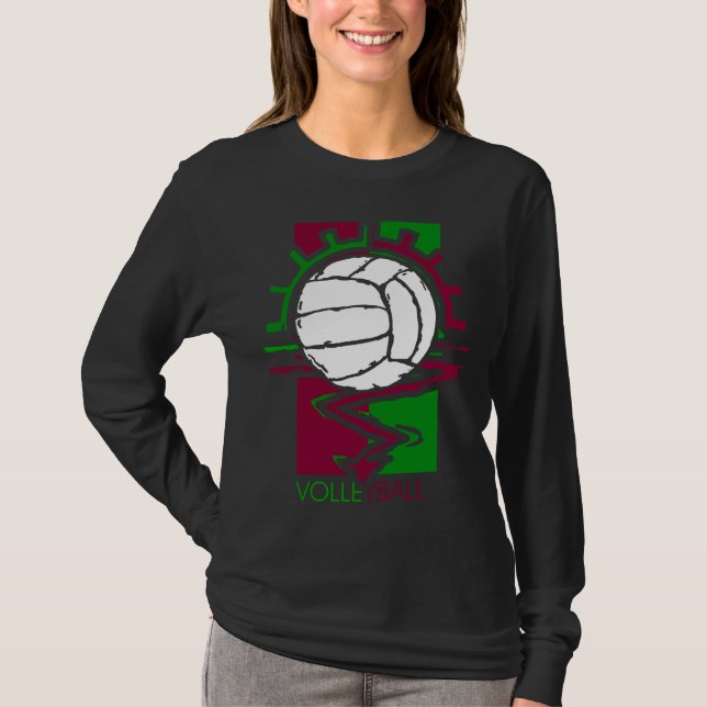 Vintage Volleyball T-Shirt (Front)