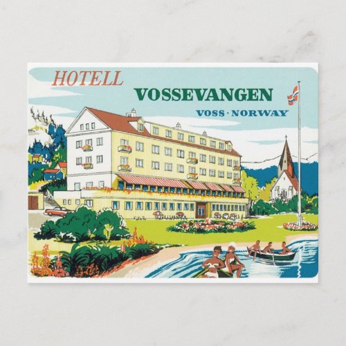 Vintage Voss Norway Postcard