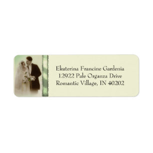 Vintage Vows - Pale Organza in Green Label