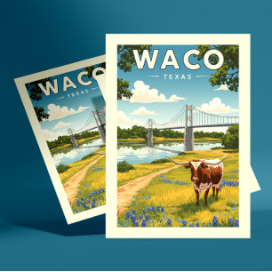 Vintage Waco Texas Postcard