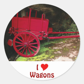 Red Wagon Stickers | Zazzle