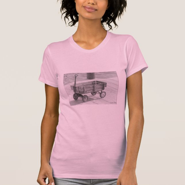 Vintage Wagon Ladies' T-shirt (Front)