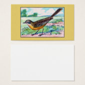 Vintage Wagtail Bird Print (Front & Back)