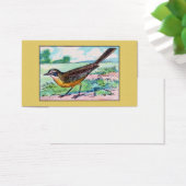 Vintage Wagtail Bird Print (Desk)