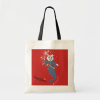 Vintage Wain Fairy Godmother Cat Art Tote Bag