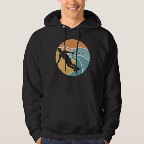 Vintage Wakeboard Retro Wakeboarding Surf Wind Hoodie