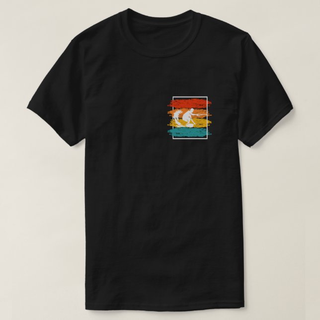 Vintage Wakeboarding Wakesurfing Wakesurfer T-Shirt (Design Front)