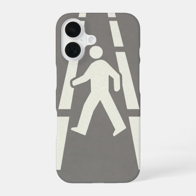 Vintage Walk Path Mark iPhone Case (Back)