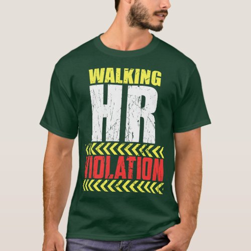 Vintage Walking HR Violation HR Human Resources Ni T_Shirt