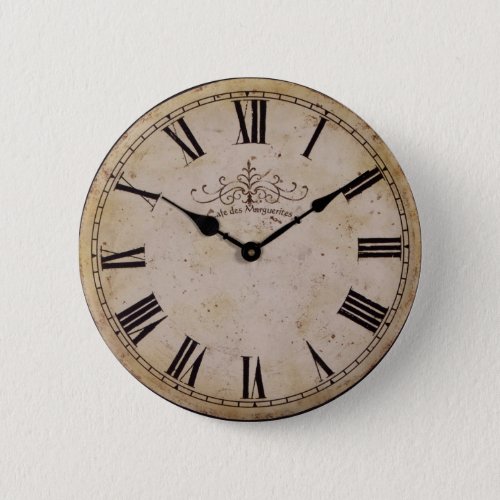 Vintage Wall Clock Button