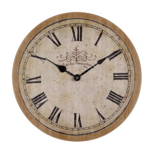 Vintage Wall Clock Cutting Board