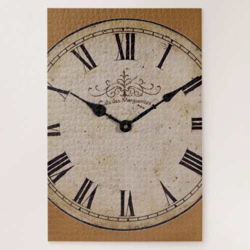 Vintage Wall Clock Old Antique Art Jigsaw Puzzle