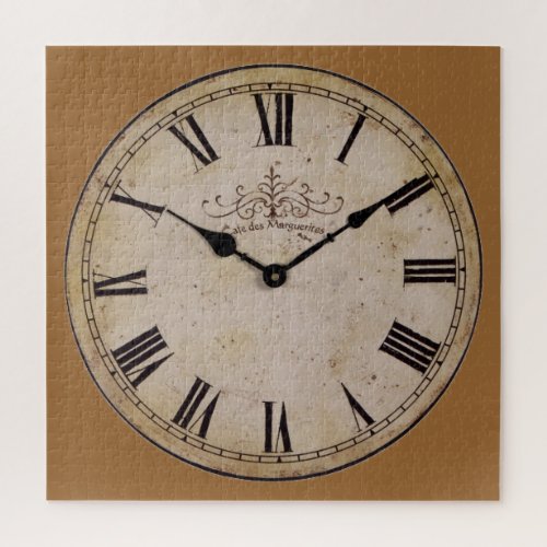 Vintage Wall Clock Old Antique Art Jigsaw Puzzle