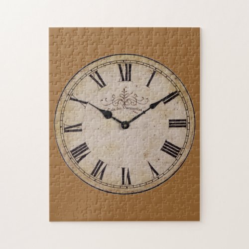 Vintage Wall Clock Old Antique Art Jigsaw Puzzle