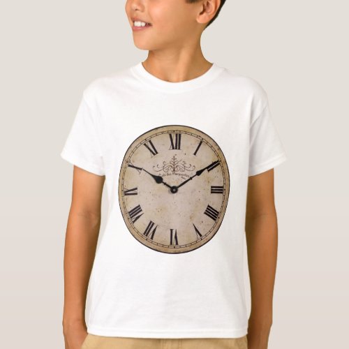 Vintage Wall Clock T_Shirt