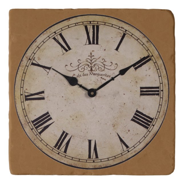 Vintage Wall Clock Trivet (Front)