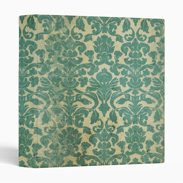 Vintage Wallpaper 3 Ring Binder (Front/Spine)