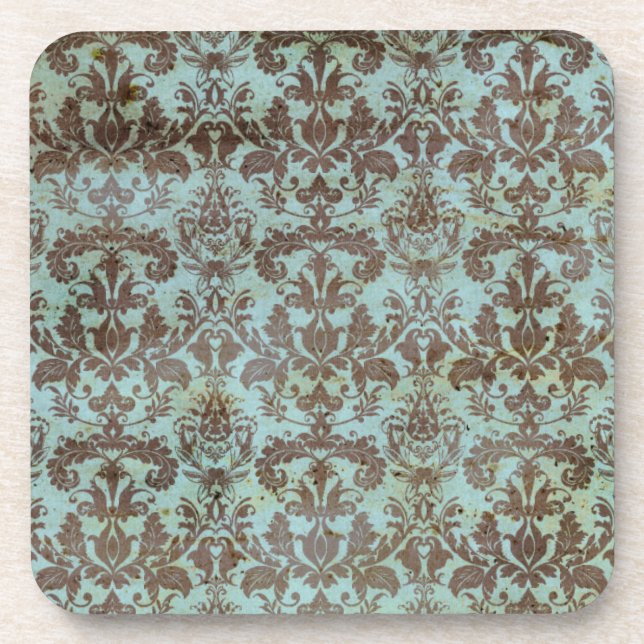 Vintage Wallpaper 8 Drink Coaster (Front)