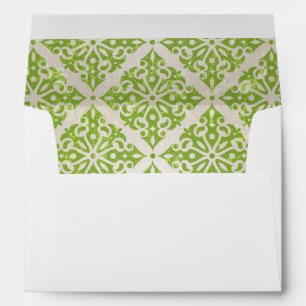 Vintage wallpaper envelope