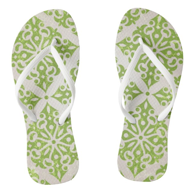 Vintage wallpaper flip flops (Footbed)