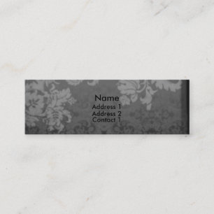 vintage wallpaper girls mini business card