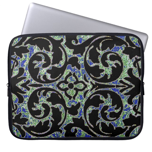 Vintage Wallpaper Laptop Sleeve (Front)
