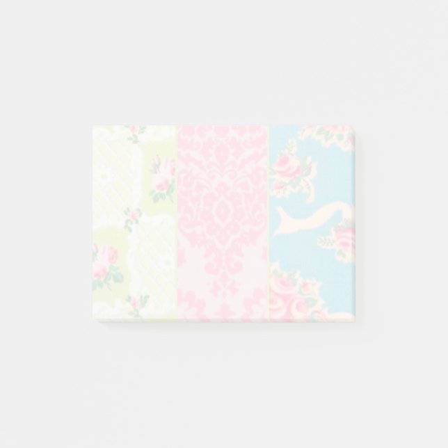 Vintage wallpaper post-it notes (Front)