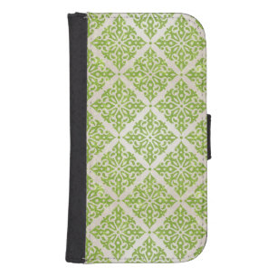 Vintage wallpaper wallet phone case for samsung galaxy s4