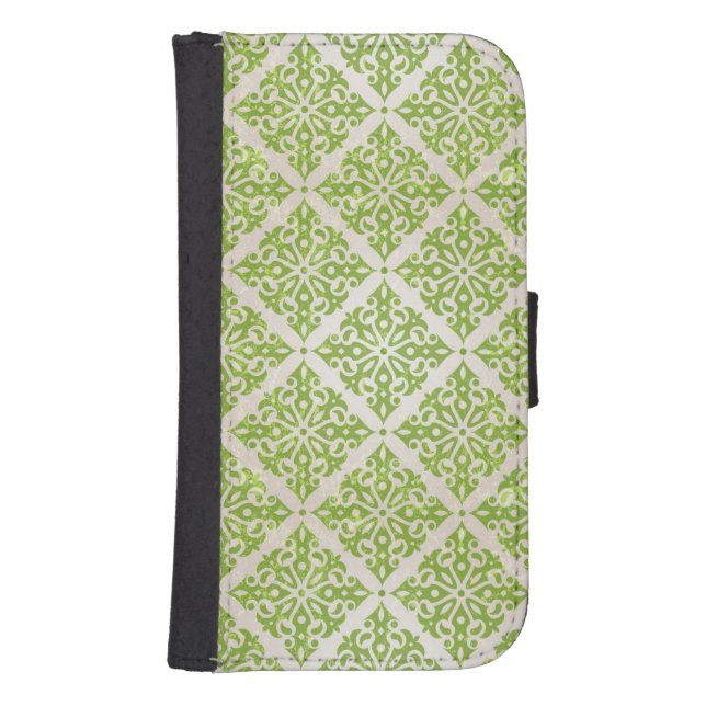 Vintage wallpaper samsung galaxy wallet case (Front)