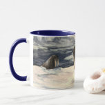 Vintage Walruses in the Arctic Snow by CE Swan Mug