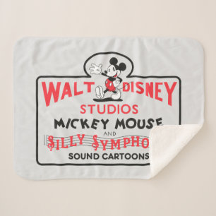 Vintage Walt Disney Studios Sherpa Blanket