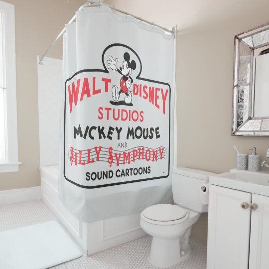 Vintage Walt Disney Studios Shower Curtain