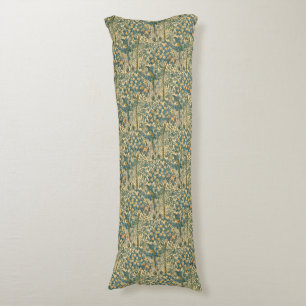 Vintage Walter Crane Macaw and Citrus Fruit Art Body Pillow