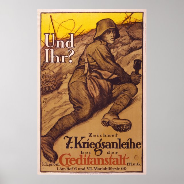 Vintage War Posters from Germany (Front)