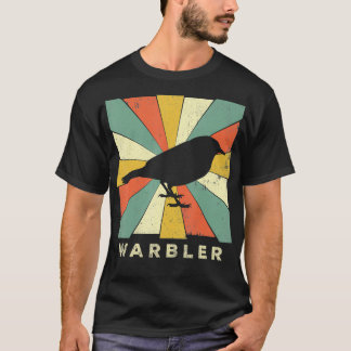Vintage Warbler Bird Lover Retro Style Animal T-Shirt