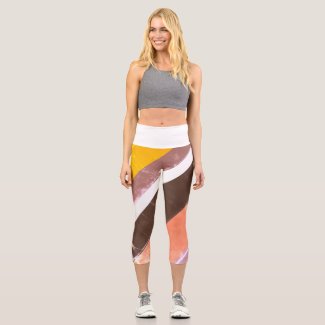 Vintage Warm Colors Familiar Diagonal Bands