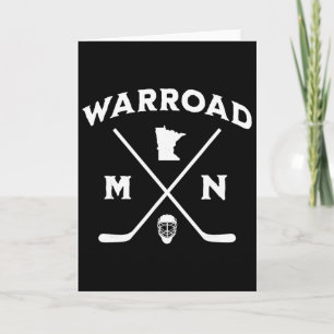 Vintage Warroad Minnesota Hockey Card