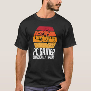 Vintage WASD Keyboard PC Gamer Video Games T-Shirt