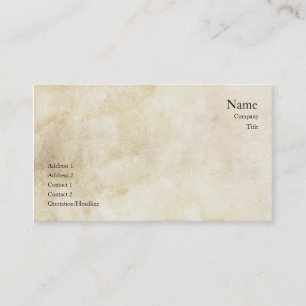 Vintage Wash Business Card