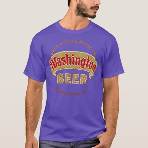 Vintage Washington Beer Washington Brewing Co Wash T_Shirt