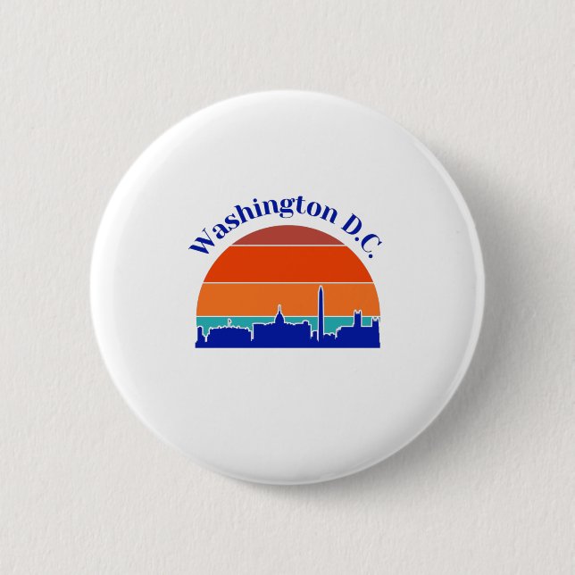 Vintage Washington D.C. Button (Front)