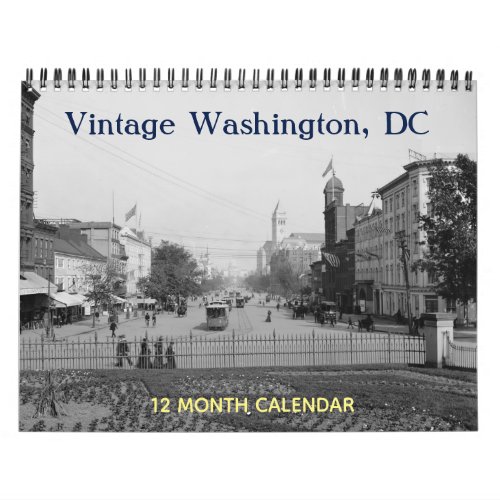 Vintage Washington DC Calendar