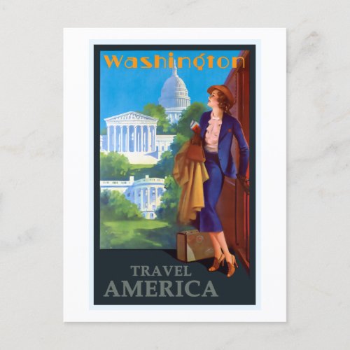 Vintage Washington DC Capitol Travel America Postc Postcard