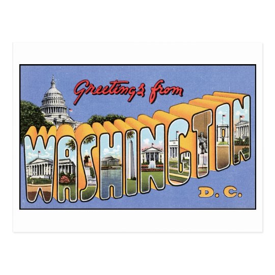 Vintage Washington, DC Postcard | Zazzle.com