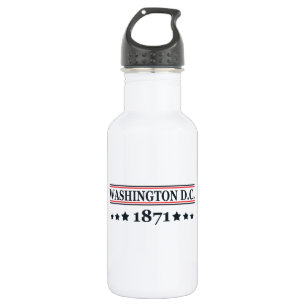 Vintage Washington DC Stainless Steel Water Bottle