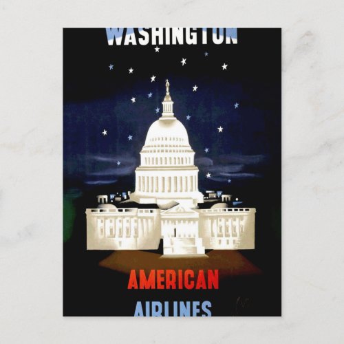 Vintage Washington DC Travel Postcard