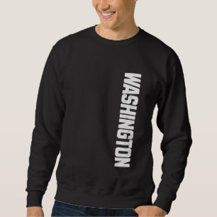 Vintage Washington Home City State Pride Varsity W Sweatshirt