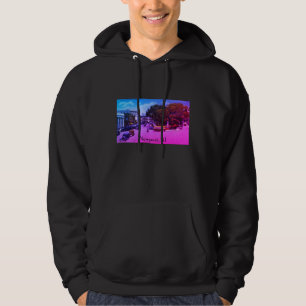 Vintage Washington Square, Newport, Rhode Island Hoodie