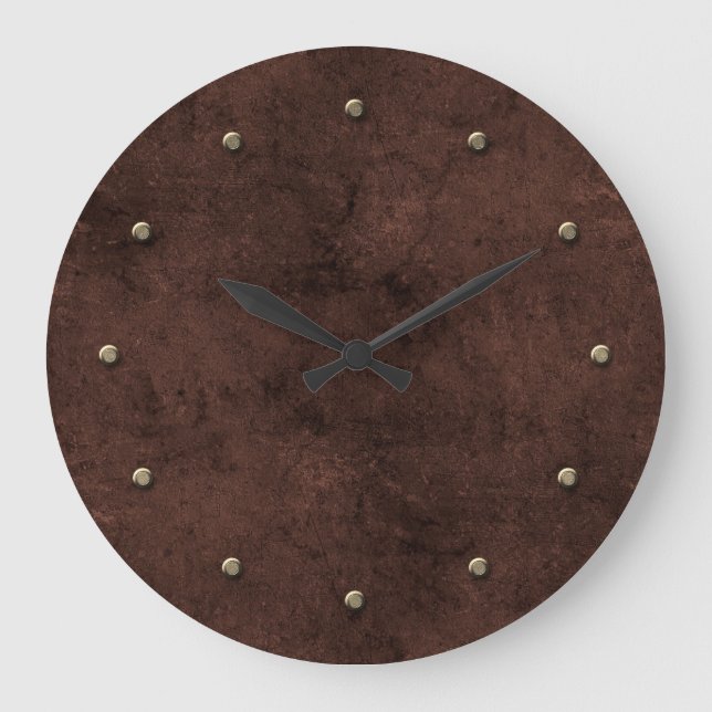 Vintage watch, brown, vintage large clock (Front)