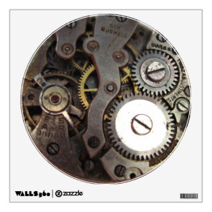 Vintage Watch Gears - wall decal